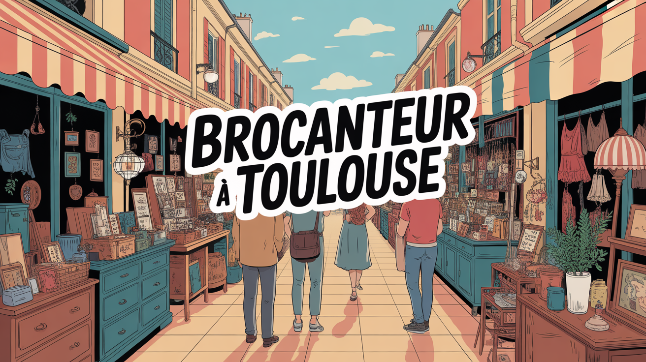 brocanteur toulouse illustration quartier anime image brocanteur toulouse quartier anime stands