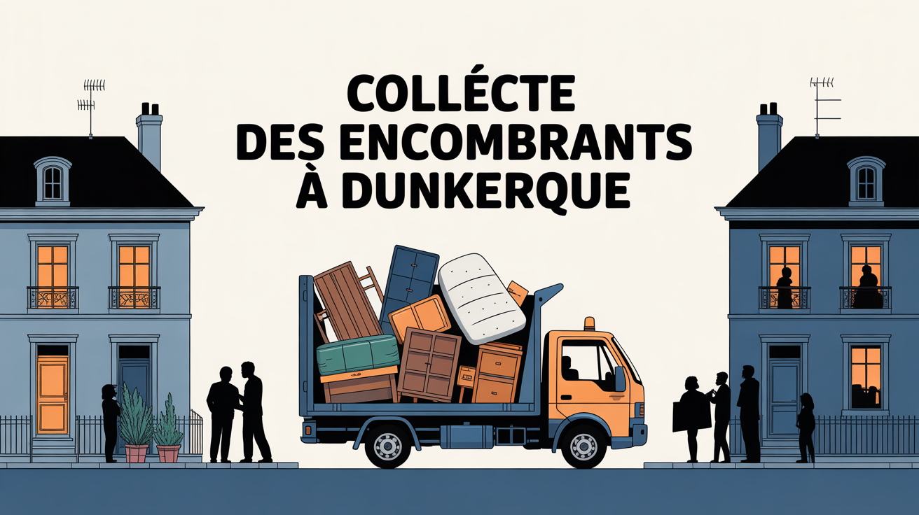 collecte encombrant dunkerque camion municipal