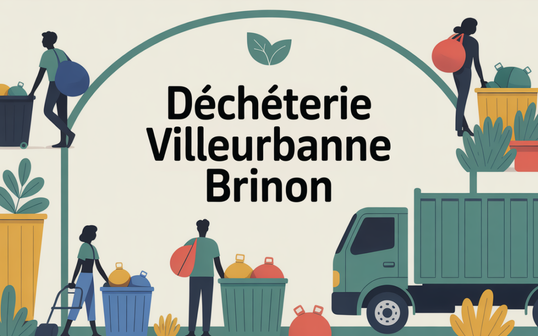 Déchèterie de Villeurbanne Brinon : toutes les infos pour un dépôt sans surprise