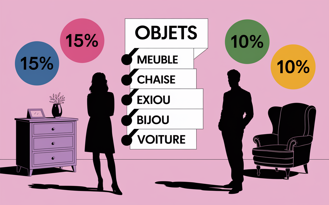 faq objets inclus exclus liste des meubles meublants succession