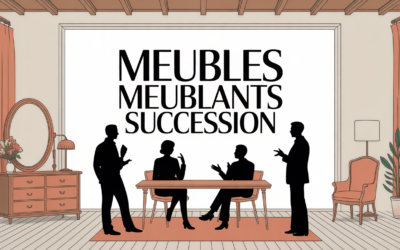 Liste des meubles meublants succession : exemples, exclusions et conseils pratiques