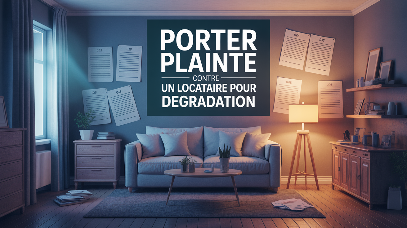 Porter plainte contre son locataire pour degradation illustration appartement Porter plainte contre son locataire pour degradation mobilier