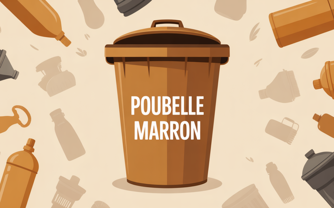 Poubelle marron que mettre dedans : la liste simple et fiable