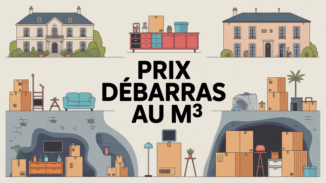 prix débarras m3 maison appartement cave illustration illustration prix débarras m3 maison appartement cave