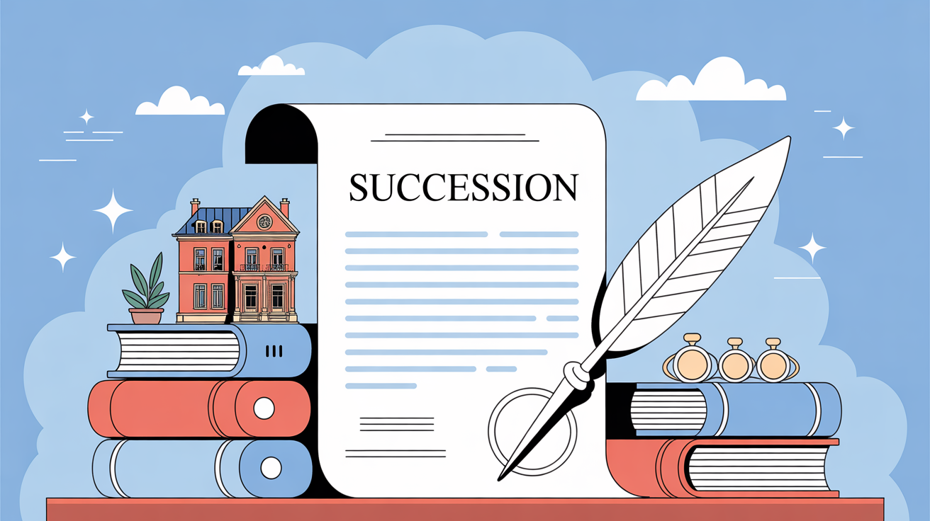 Succession sans enfant avec testament bureau notaire illustration Illustration d'un bureau notaire succession sans enfant avec testament