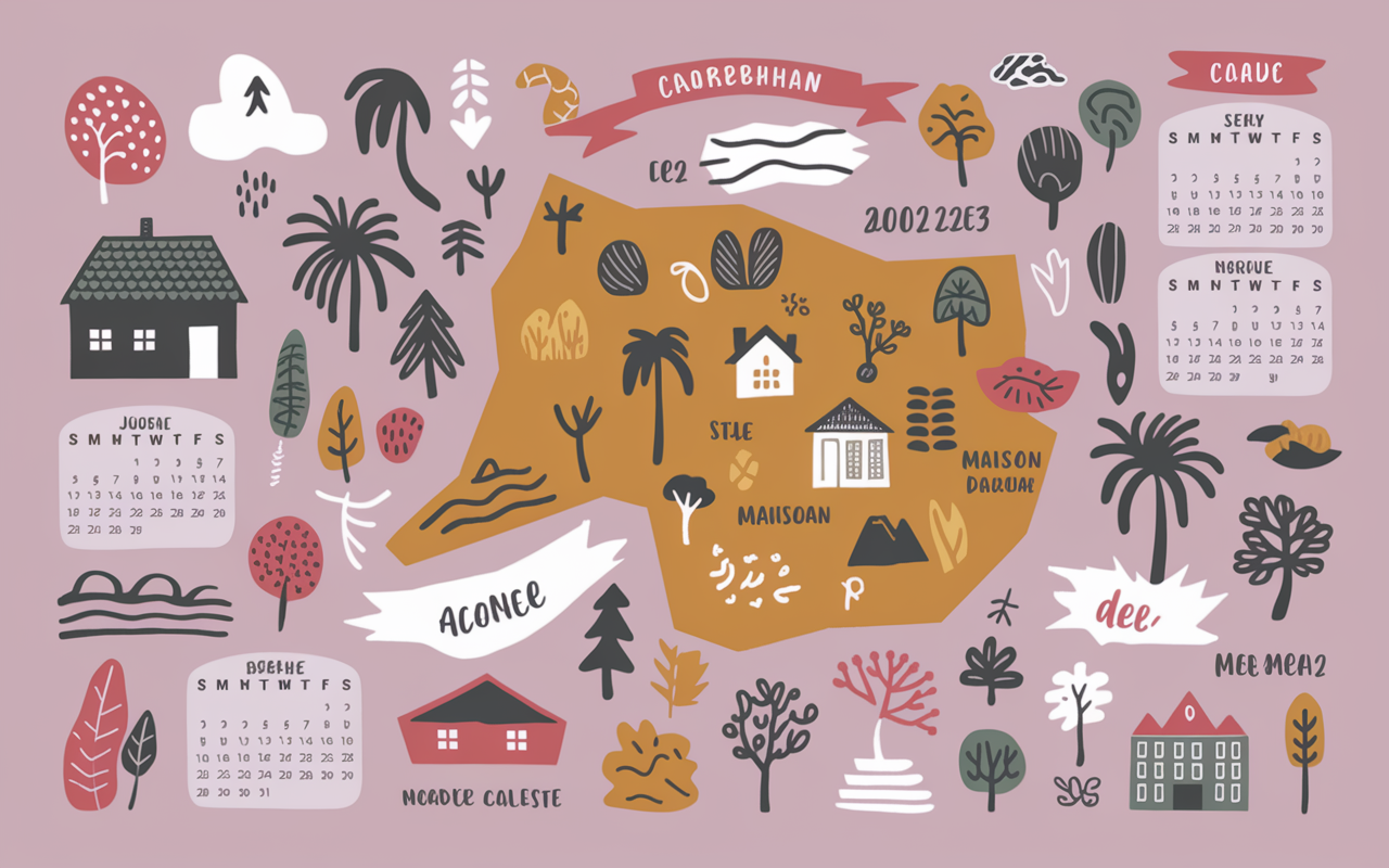 Agenda vide maison 56 carte Morbihan